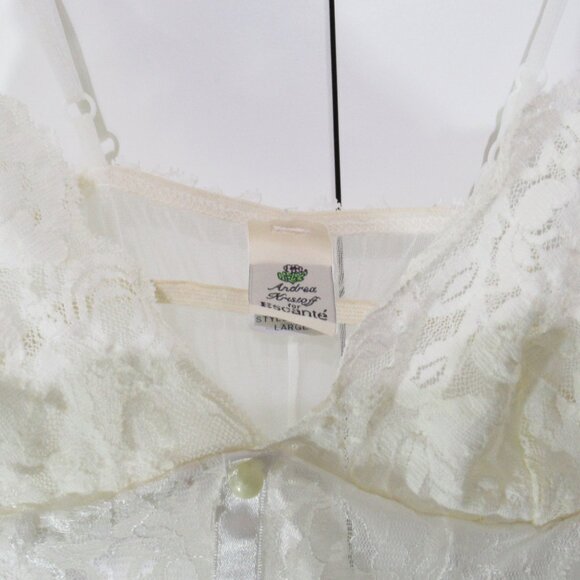 Escante Vintage Nylon & Satin Babydoll M/L - Picture 4 of 9